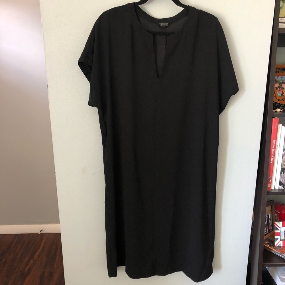 Black Topshop Shift Dress